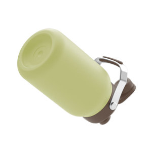 Bouteille d'eau en acier inoxydable grande capacité (64oz, 128oz) pour la gym, avec poignée large et couvercle à paille - Product Image 6