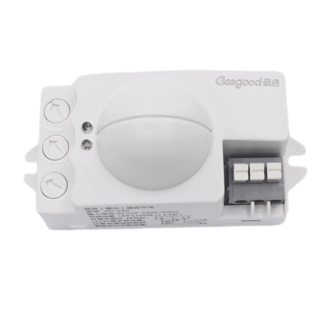 High Sensitive radar Detector for Led Light,ceiling Mount radar Motion Sensor,microwave Motion Sensor Switch Stair Light
