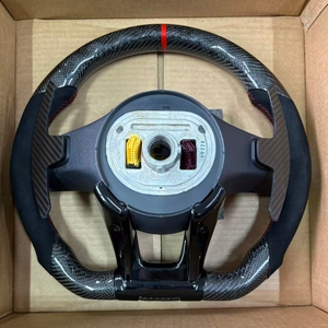 Volant en fibre de carbone pour Mercedes-Benz AMG W204 W205 W176 W166 W218 W177 W213 W212 W222 W223 W221 GLE GLC C63 <span class=keywords><strong>C63S</strong></span> G63 - Product Image 3