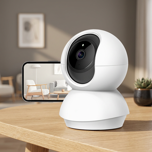 Smart Home WiFi Security Camera 180 Wide Angle 21x Optical Zoom H.265 Memory Card Storage CCD Sensor Low Illumination - Product Image 2