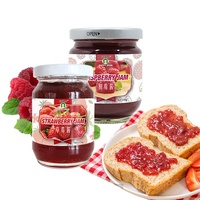 JOLION grosir Cina merek OEM botol kaca kemasan Premium sehat buah segar alami stroberi blueberry jam
