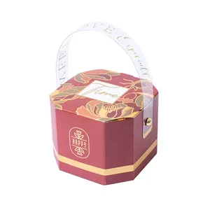 2021 뜨거운 판매 청동 중국 결혼식 사탕 작은 종이 상자
