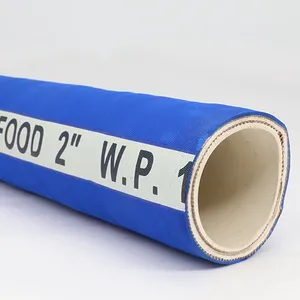 3/4 1 1-1/4 1-1/2 3 4 6 Inch 150 Psi 10 Bar High Pressure EPDM Synthetic Rubber FDA Food Grade Suction And Discharge Hose