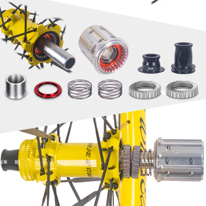 Ensemble <span class=keywords><strong>de</strong></span> roues ultra-légères 1335g avec rayons en carbone <span class=keywords><strong>de</strong></span> 45 mm, pour vélos <span class=keywords><strong>de</strong></span> gravier 700C et <span class=keywords><strong>VTT</strong></span> 29er, frein à disque, compatible tubeless - Product Image 2