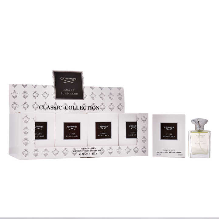 COSMOS SILVER BUND 30ml 2025 Mexico Bestseller Natural Aquatic Green 12H Fresh Unisex Cologne Day & Sport