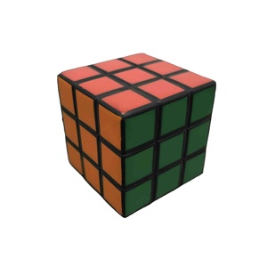 Jouet en mousse PU personnalisé avec logo/couleur du fabricant, cube souple de 56 mm, balle anti-stress, unisexe, cadeaux d'entreprise - Product Image 1