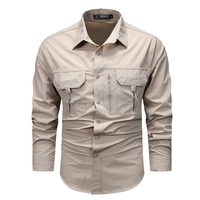 Chemise de travail à manches courtes pour homme, multi-poches, été, décontractée, respirante, légère, séchage rapide, uniforme de sécurité