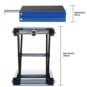 1100lb ёмкость мотоциклетные ножничный домкрат широкая Дека мотоцикл Центральная стойка 1/2 тонн ножничный подъемник домкрат - Product Image 2