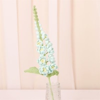 Bouquet de fleurs au crochet fait main, fleurs artificielles tricotées pour la décoration de la maison, de la table, des mariages, cadeau pour la fête des mères, la Saint-Valentin