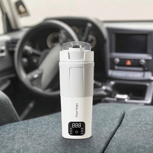 Tutto in uno portatile indicatore LED ue Standard elettrico da viaggio bollitore riscaldamento rapido bollitore cinese per auto da viaggio RV uso domestico - Product Image 1