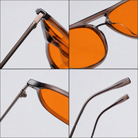 Kacamata Anti Blue Light Sunray TR90 Bingkai Optik Persegi Full-Rim Pesanan Grosir Distributor Ritel Sampel Label Pribadi Kacamata Outdoor
