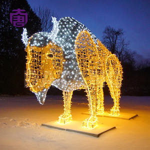 ไฟคริสต์มาสรูปกวาง LED กันน้ำ IP65 ปรับแต่งได้พร้อมแถบไฟ LED สำหรับตกแต่งวันหยุดทั้งภายในและภายนอกอาคาร - Product Image 2