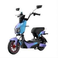 Yetişkinler İçin İki Tekerlekli Elektrikli Scooter Bisiklet Elektronik Su Geçirmez Lityum Pil Unisex Bluetooth Bağlantılı 48V 60V