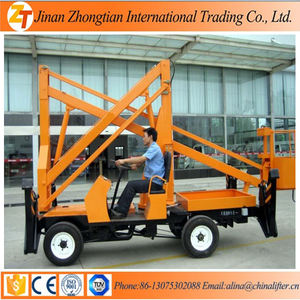 15 m ऊंचाई स्व-चालित उछाल लिफ्ट/आकाश उठा हवाई पहुँच काम मंच - Product Image 3