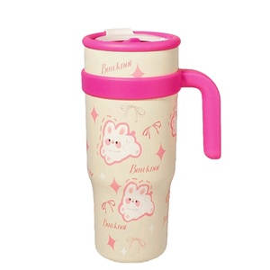 Produit en gros : Tasses à café mignonnes en forme de <span class=keywords><strong>chien</strong></span>, gobelet animal, thermos isolé sous vide de 40 oz, bouteille d'eau de sport de dessin animé, thermos chaud et froid - Product Image 4