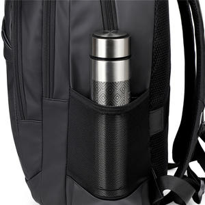 <b>Stylish</b> Unisex PU Laptop <b>Backpack</b> with Zipper Closure 20-39L Large Capacity <b>Waterproof</b> Travel Design Custom Logo - Product Image 4