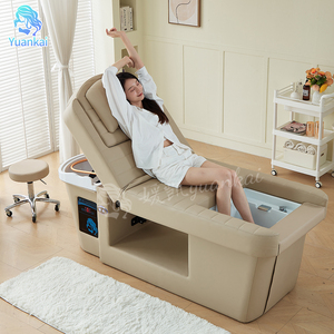 Lettino Elettrico di Lusso per Idroterapia con Funzionalità Regolabile Design Moderno <span class=keywords><strong>Spa</strong></span> per Testa <span class=keywords><strong>e</strong></span> Pediluvio per Uso Alberghiero Tavoli <span class=keywords><strong>e</strong></span> Lettini da Massaggio - Product Image 1