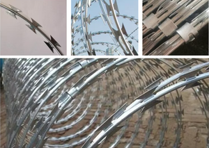 Clous anti-escalade en gros / Bobines de fil barbelé / Grillage en acier inoxydable galvanisé avec revêtement PVC certifié ISO9001 pour la protection - Product Image 3