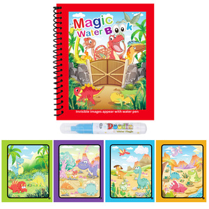 Libro da Disegno ad Acqua Riutilizzabile per Bambini, Quaderno Educativo Prescolare, Libro di Attività Reversibile per Bambini - Product Image 2