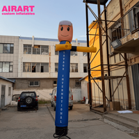 Danseur gonflable publicitaire pour lavage de voitures, Sky Dancer gonflable pour événements et fêtes