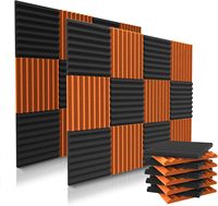Panneaux acoustiques en mousse pour murs, haute densité, insonorisation de studio, cales résistantes au feu et absorbant le bruit pour studio