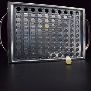 Металлический бальзам для губ с 100 отверстиями по индивидуальному заказу, лоток для наполнения, форма для натурального бальзама для губ 5 г 4,5 г - Product Image 3