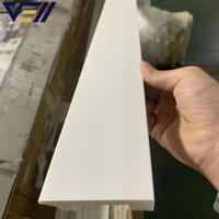 Plinthe en polystyrène de haute qualité VELL, moulure de plinthe en mousse plastique PS, protection d'angle pour mur et sol, blanc