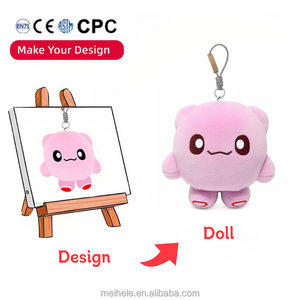 Ce CPC OEM ODM tùy chỉnh sang trọng Keychain làm cho riêng của bạn Đồ chơi plushie Custom made plushies với <span class=keywords><strong>logo</strong></span> - Product Image 4