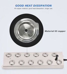 Máy tạo sương mù siêu âm bằng thép không gỉ <span class=keywords><strong>12</strong></span> đầu TOJJE dành cho bể cá, tiểu cảnh, đài phun nước, cảnh quan, nấm - Product Image 4