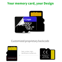 Kartu Memori Ekstra Mini 32GB UHS-I C10 U1 V10 Kompatibel Kamera MP3 GPS Ponsel 64GB Full HD 128GB Kartu Memori Flash