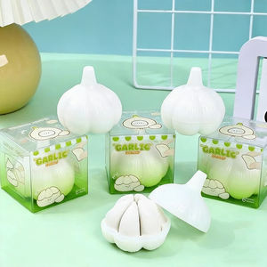 Soododo Büro-Radiergummi Knoblauch-Design Kreativ Sauber Abwischbar Ohne Rückstände Niedlicher Schüler-Kindergarten-Kleingeschenk-Radiergummi - Product Image 1