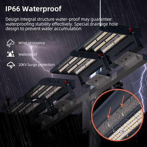 RoHS CE chứng nhận 420W/630W/840W/1060W/1260W/1600W dẫn lũ ánh sáng IP66 điều khiển từ xa Bảo hành 5 năm hợp kim nhôm đèn - Product Image 5