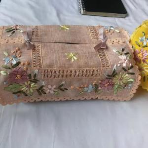 Прямоугольная коробка для салфеток Европейского сада, коробка для салфеток, коробка для салфеток, набор полотенец для автомобиля, чехол для салфеток с гравировкой - Product Image 2