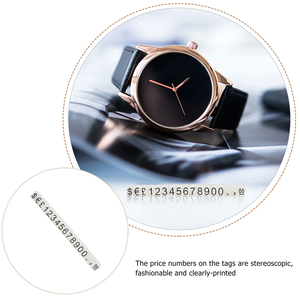 Alfanümerik Çıkarılabilir Geri Dönüştürülebilir Katlanabilir Döner Modern Özelleştirilmiş Saat Elektronik Ürünleri Mücevher Fiyat Gösterge Etiketleri Lüks Ürünler İçin - Product Image 3