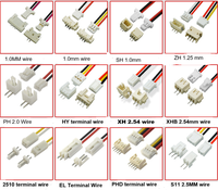 Kabel Harness Konektor Custom PH2.0 XH VH JST TE Molex, Perakitan Kabel Terminal Kawat ke Kawat