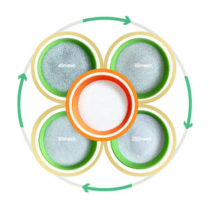 Decoratieve glazen microkralen zwaartekrachtdeken glazen kralen 0,8-1,2 glazen kralen speelgoed gevulde bonen glazen kralen - Product Image 1