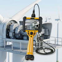 Solution d'inspection non destructive HD, boroscope industriel haut de gamme de 6 pouces, caméra de mesure pour inspection de moteur