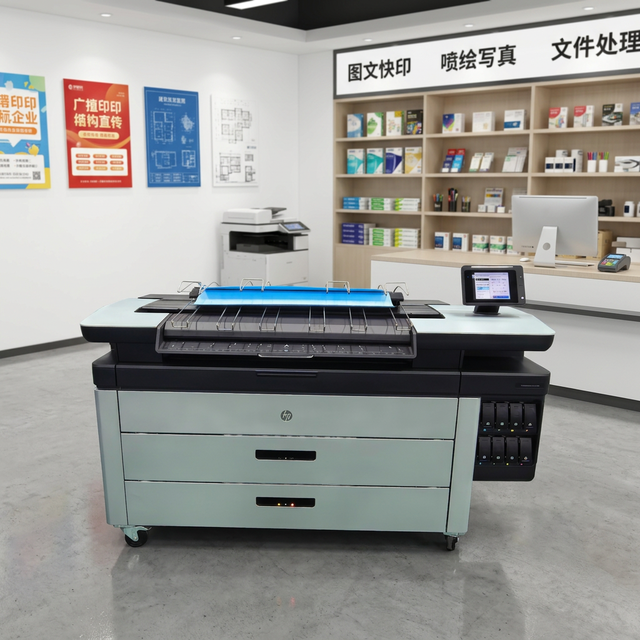 Refurbished Advertising Posters CAD Copier High Speed A1 A0 Production Plotter Printer HP PageWide XL 5000 5100 5200 6000 MFP