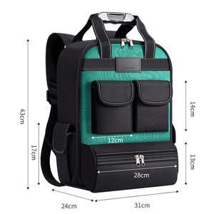 Customized <b>Heavy</b>-<b>duty</b> Electrician Tool <b>Backpack</b>, Durable Hard-bottomed Multifunctional - Product Image 2