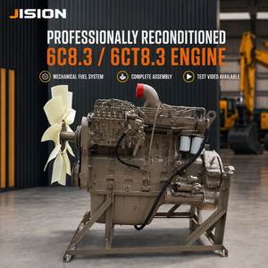 Motor 6C8.3 6CT8.3 Usado y Reacondicionado, Motor Diésel Turbo de 6 Cilindros para Camión, Excavadora, Generador - Product Image 1