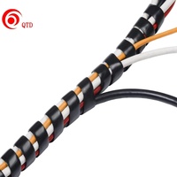 QTD HP001 Protector de Cables en Espiral de Color Personalizado con Múltiples Opciones de Diámetro Exterior