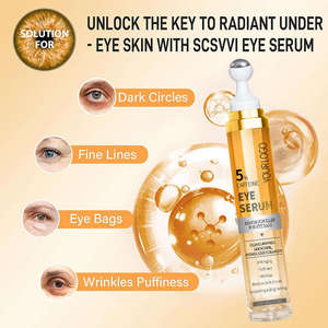 Crème Contour des Yeux Bio Anti-Âge à la Caféine et à l'Aloe Vera – Éclaircissante, Anti-Cernes, Anti-Poches, Anti-Rides, Raffermissante et Hydratante – Pour Tous Types de Peau - Product Image 2
