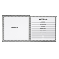 Carnet de notes à couverture souple personnalisé de luxe organisateur de liste de choses à faire Cuaderno mon livre de planificateur de mariage avec liste de contrôle