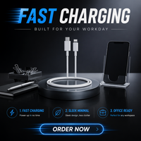 Kabel Pengisian Cepat & Transfer Data CL PD dengan Antarmuka Dual Type-C untuk iPhone iPad yang Berlaku di Luar Negeri