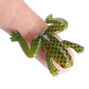 Newbility 4cm 1.5g Fishing Lures Custom Soft Plastic Jumping Flip Frog Lure Snakehead Fishing Frogs