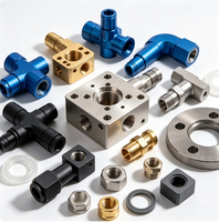 Raccords en laiton usinés CNC de précision DS OEM, connecteur de tuyau en cuivre, raccord fileté pour tuyau hydraulique et pneumatique, usinage industriel