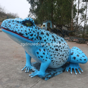 Modèle de grenouille bleue animatronique personnalisé pour le monde des insectes ou robot insecte interactif géant pour parc à thème - Product Image 2