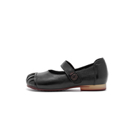Chaussures décontractées pour femmes, style vintage, bout rond, sangle élastique, semelle souple antidérapante, respirantes et légères