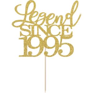 1 paquete leyenda desde 1995 <span class=keywords><strong>30</strong></span> Feliz <span class=keywords><strong>cumpleaños</strong></span> <span class=keywords><strong>pastel</strong></span> Topper hombres y mujeres animar <span class=keywords><strong>30</strong></span> años - Product Image 3