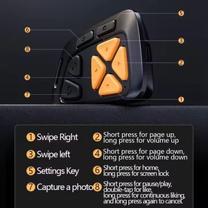 Bán buôn OEM P4 đa chức năng không dây BT điện thoại di động điều khiển từ xa im lặng máy ảnh màn trập chụp ảnh tự sướng vibrato trang Turner ABS + PC - Product Image 4